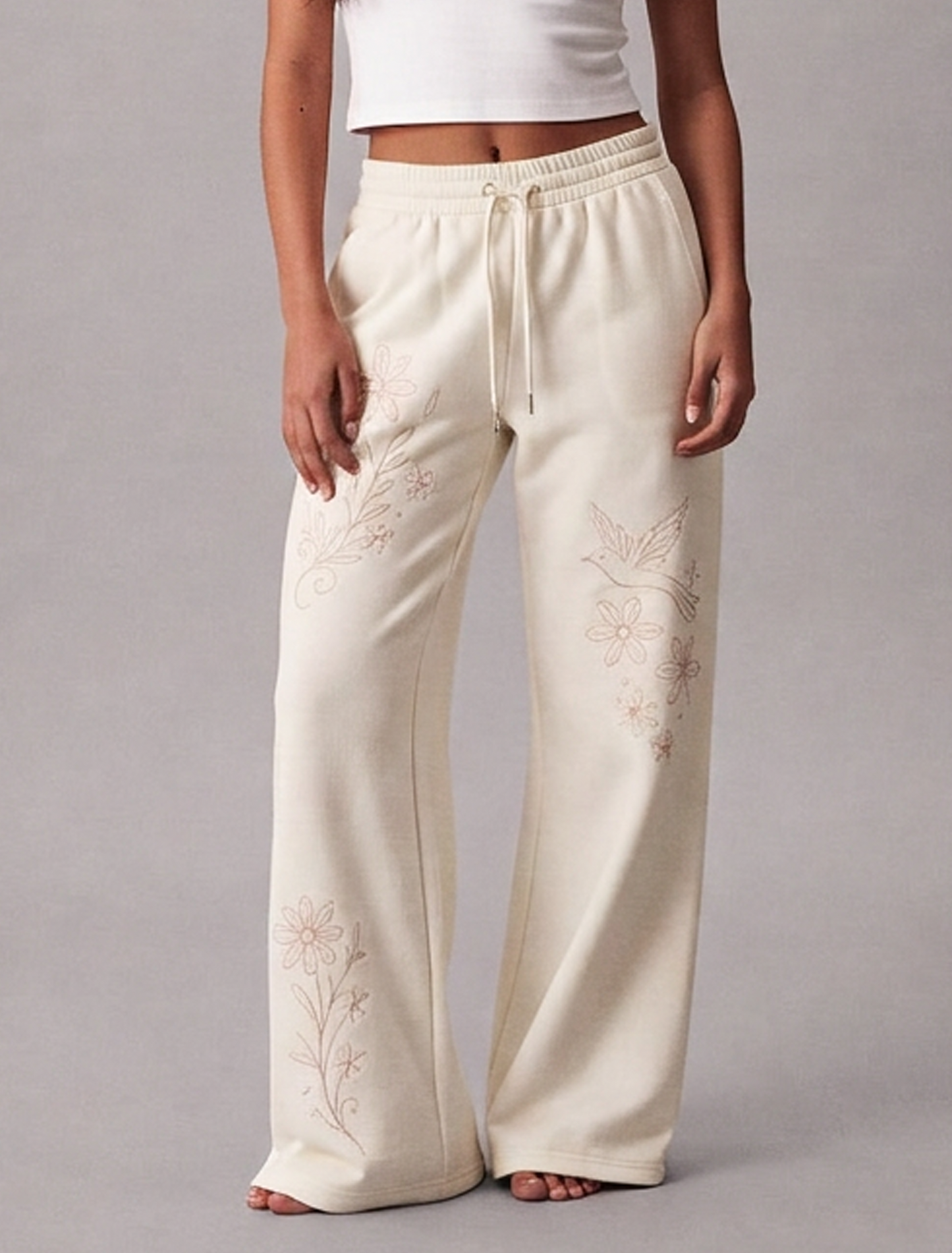 "Dulce de Algodon" Flare sweatpants